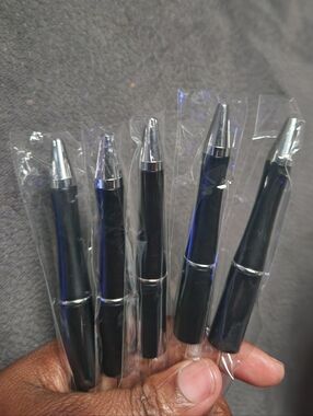 Beadable Pens Black Ink Set of 5